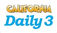 calottery daily 3|lottery winning numbers daily 3.